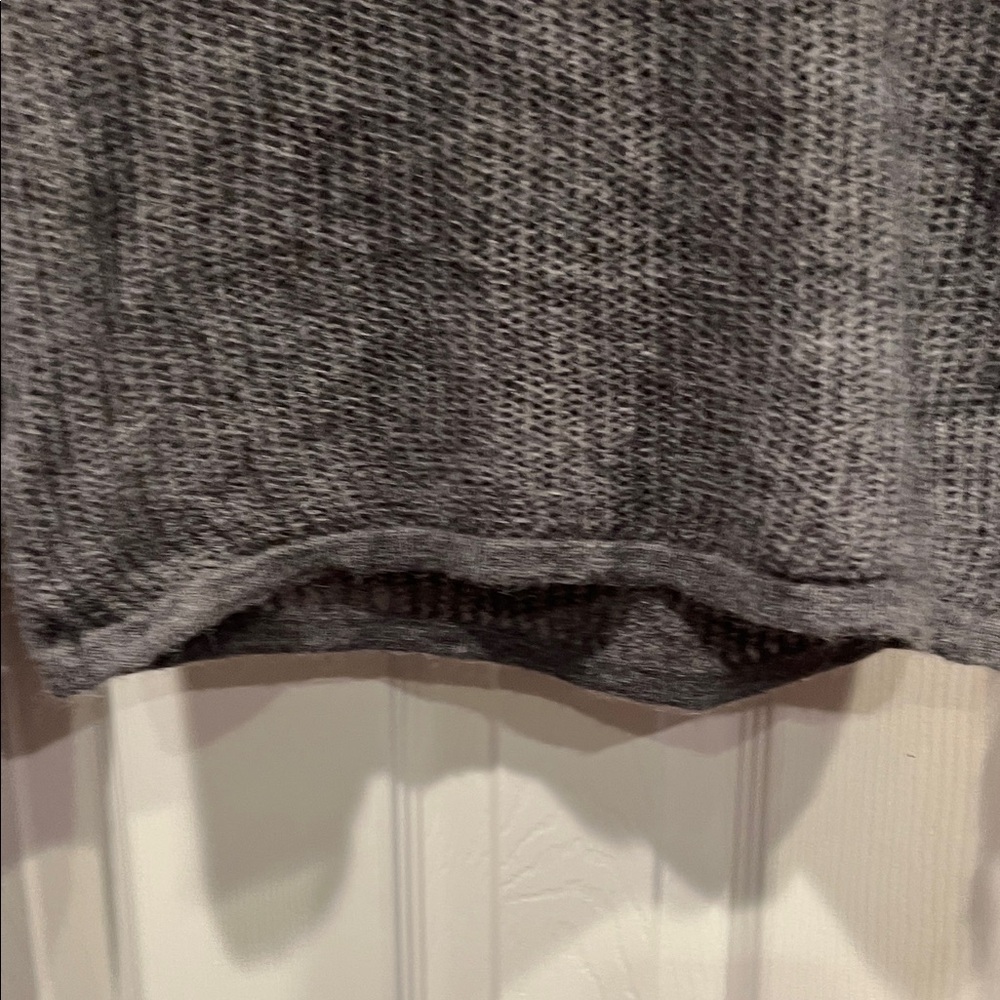 Topshop brand Charcoal Cowl Neck crop Sweater - Picture 8 of 9